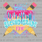 2nd Grade Drip Back to School Baseball Ready to Press Transfer DTF Transfer Sublimation Transfer