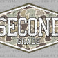 2nd Grade Camo Back to School Ready to Press DTF Transfers Sublimation Transfers