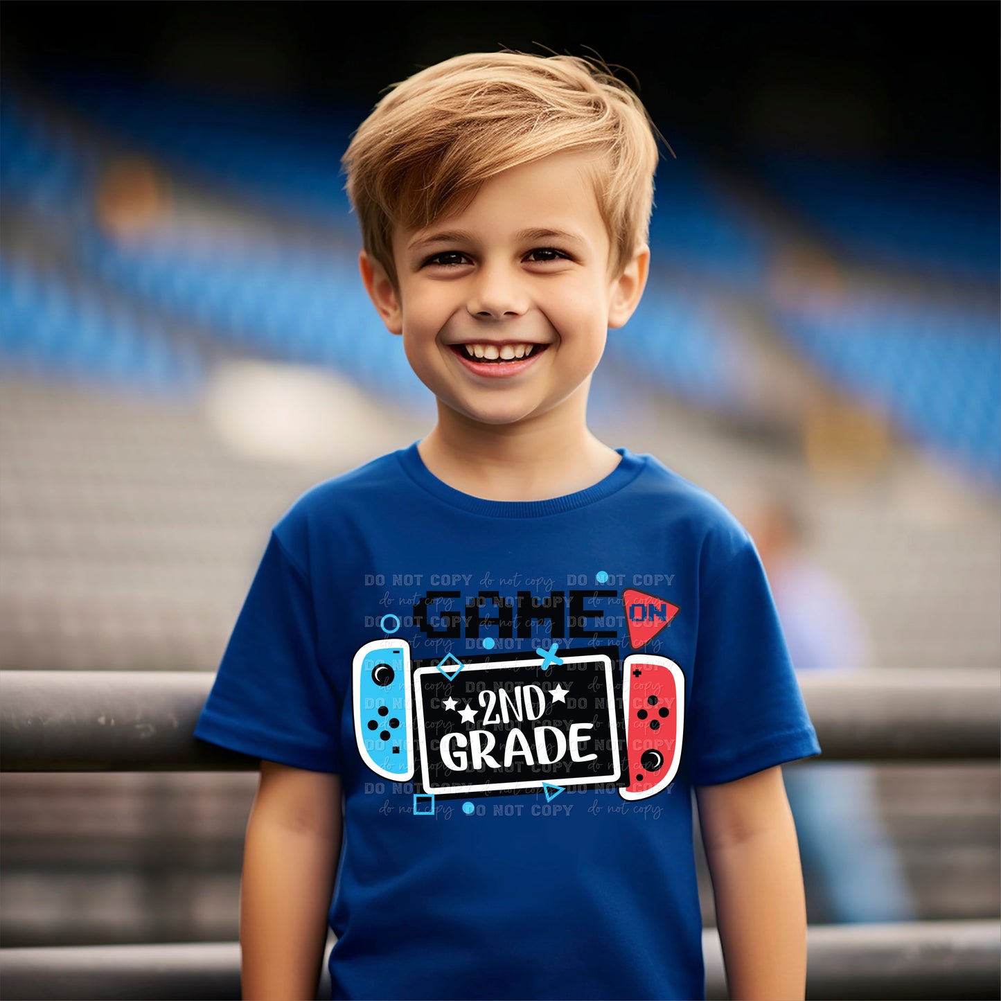 Back to School Game On 2nd Grade Ready to Press Transfer