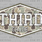 3rd Grade Camo Back to School Ready to Press DTF Transfers Sublimation Transfers