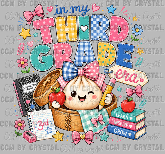 3rd Grade Era Back to School Ready to Press DTF Transfers Sublimation Transfers