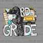 3rd Grade Back to School Ready to Press Transfer DTF Transfer Sublimation Transfer