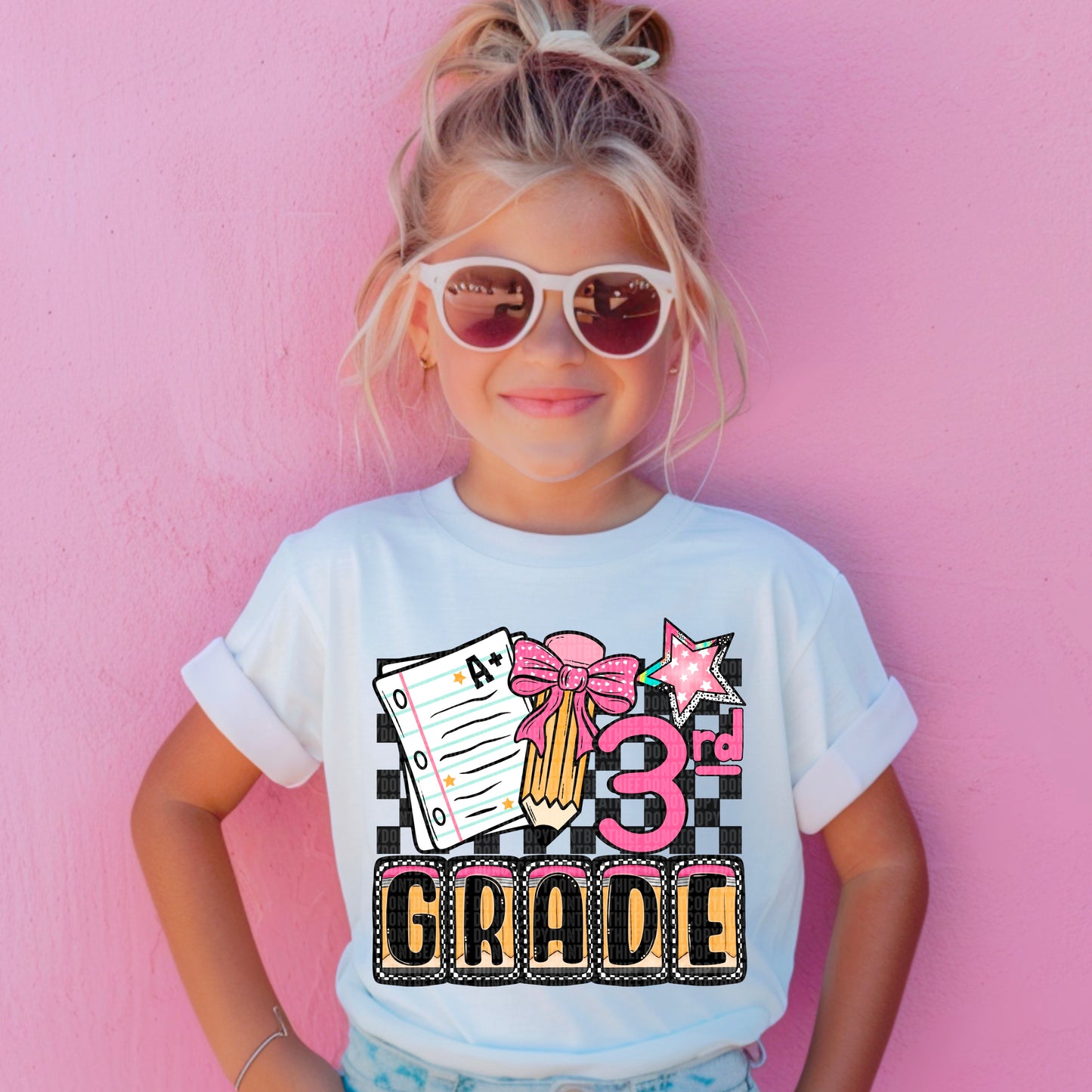3rd Grade Back to School Ready to Press Transfer DTF Transfer Sublimation Transfer