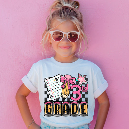 3rd Grade Back to School Ready to Press Transfer DTF Transfer Sublimation Transfer