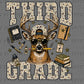 Third 3rd Grade Camo Deer Back to School Ready to Press DTF Transfers Sublimation Transfers