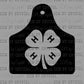 4H Tag Western Rodeo Ready to Press Instant Peel DTF Transfers Sublimation Transfers
