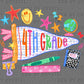 4th Grade Pennant Back to School Ready to Press DTF Transfers Sublimation Transfers
