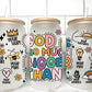 God is So Much Bigger UV DTF Transfer 16oz Libby Glass Can Wrap Ready to Apply