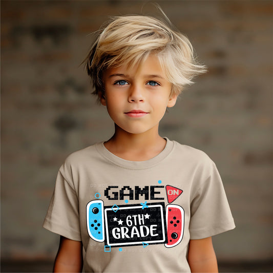 Back to School Game On 6th Grade Ready to Press Transfer