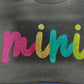 Rainbow Mini Black T-Shirt Infant Toddler Youth