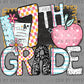 7th Grade Back to School Ready to Press Transfer DTF Transfer Sublimation Transfer