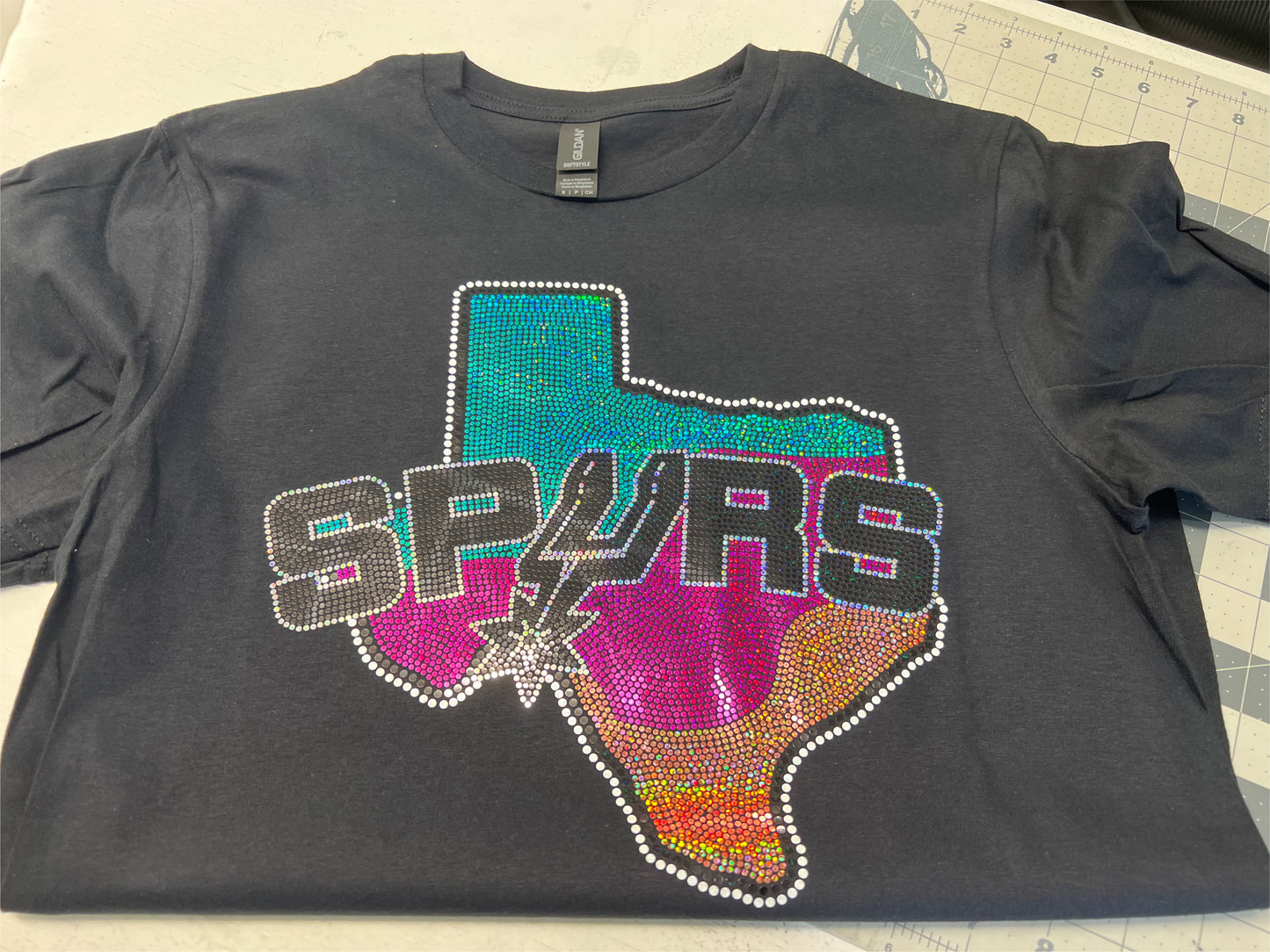 Texas S P U R S Basketball Spangle T-Shirt SAS