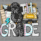 8th Grade Back to School Ready to Press Transfer DTF Transfer Sublimation Transfer