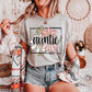 Floral Auntie Ready to Press Transfer DTF Transfer Sublimation Transfer