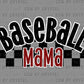 Baseball Mama Ready to Press Transfer DTF Transfer Sublimation Transfer