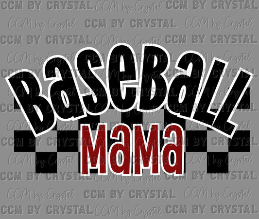 Baseball Mama Ready to Press Transfer DTF Transfer Sublimation Transfer