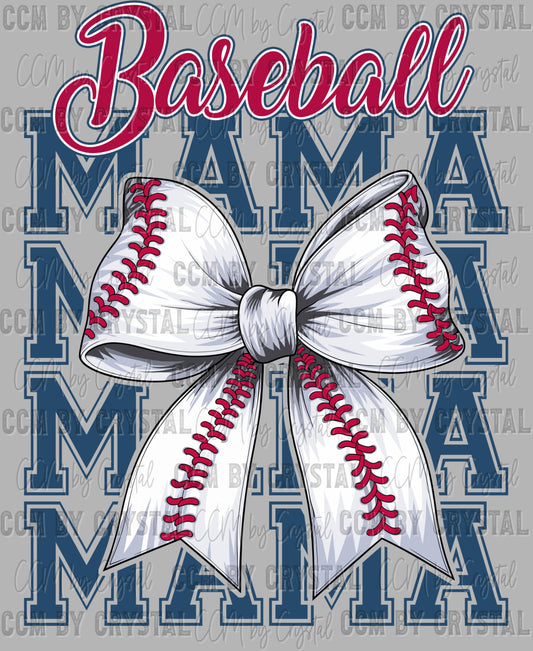 Baseball Mama Ready to Press Transfer DTF Transfer Sublimation Transfer