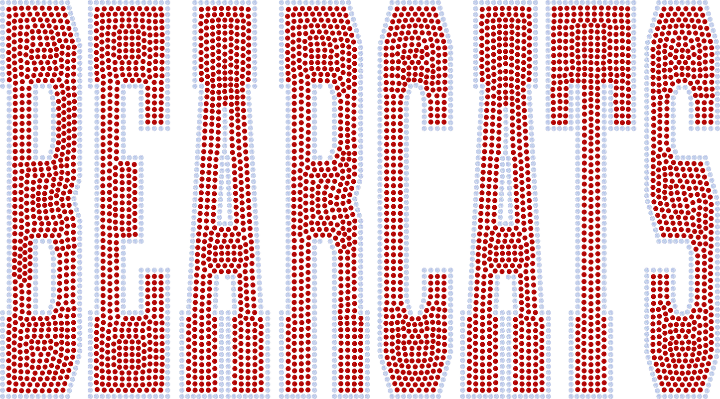 Bearcats 11" 2-Color Ready to Press Spangle Transfer Bling Transfer Sparkle Transfer
