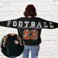Custom Oversized Sport Name Number T Shirt, Sweatshirt