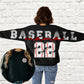Custom Oversized Sport Name Number T Shirt, Sweatshirt