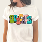 Bobcats Retro Mascot Ready to Press Transfer DTF Transfer Sublimation Transfer