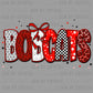 Bobcats Red Mascot Ready to Press Transfer DTF Transfer Sublimation Transfer
