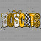 Bobcats Yellow Mascot Ready to Press Transfer DTF Transfer Sublimation Transfer