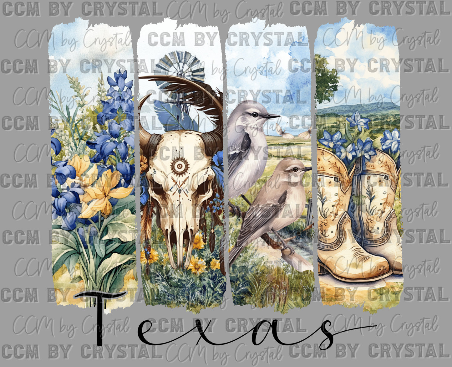 Texas Western Ready to Press Transfer DTF Transfer Sublimation Transfer