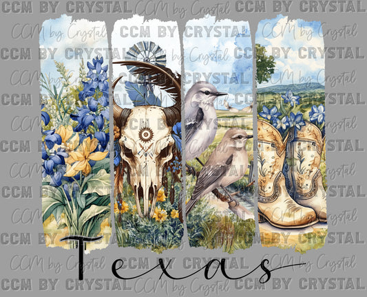 Texas Western Ready to Press Transfer DTF Transfer Sublimation Transfer