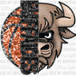 Buffaloes Basketball Faux Embroidery Faux Sequins Ready To Press Transfer DTF Sublimation