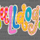 Bulldogs Doodle Colorful Mascot Ready to Press Transfer Direct to Film DTF Transfers