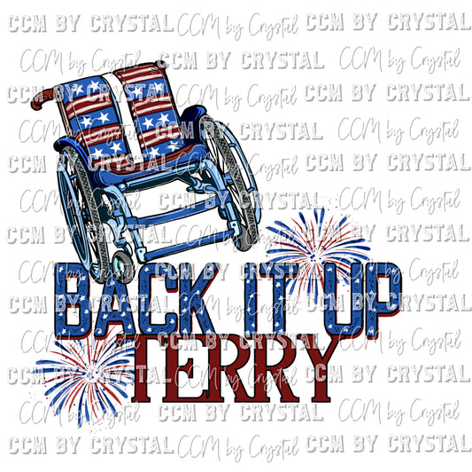Back It Up Terry Ready to Press Transfer