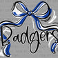 Badgers Bow Sports Mascot Ready to Press Transfer DTF Transfer Sublimation Transfer