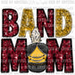 Band Mom Red and Yellow Ready To Press Transfer