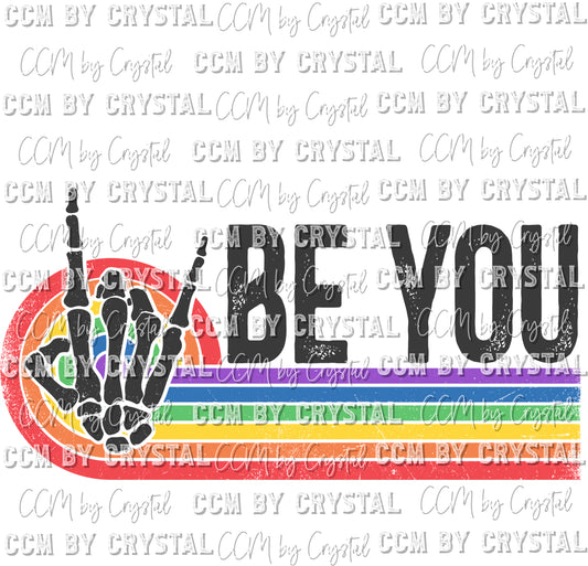 Be You Rainbow Ready to Press Transfer