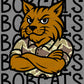 Bobcats Camo Stacked Sports Mascot Ready to Press Transfer DTF Transfer Sublimation Transfer