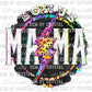 Bonus Mama Lightning Leopard Print Ready to Press Transfer