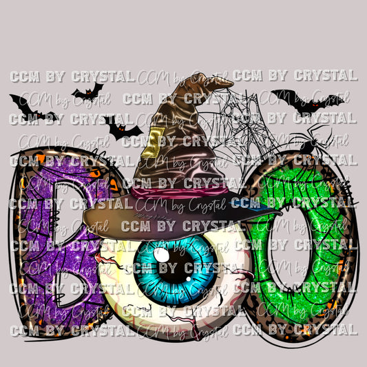 Boo Eye Halloween Ready to Press Transfer