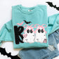 Spooky Girl Boo Ghosts Halloween Ready to Press Transfer DTF Transfer