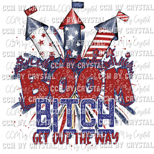 Boom Bitch Get Out the Way Ready to Press Transfer