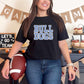 Bulldogs Faux Embroidery Stripes Blue Sports Mascot Ready to Press Transfer DTF Transfer Sublimation Transfer