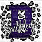 Bulldogs Dark Blue Silver Leopard Ready To Press Transfer