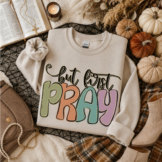 But First Pray Jesus Faith Fall Ready to Press DTF Transfers Sublimation Transfers