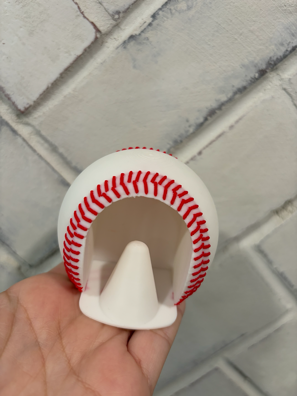 Baseball all Ring Holder 3D Printed