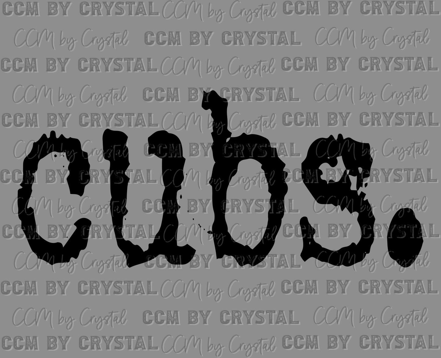 Cubs Mascot Ready to Press Transfer DTF Transfer Sublimation Transfer