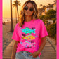 Cast Your Nets Summer Fishing DTF Transfer Sublimation Transfer
