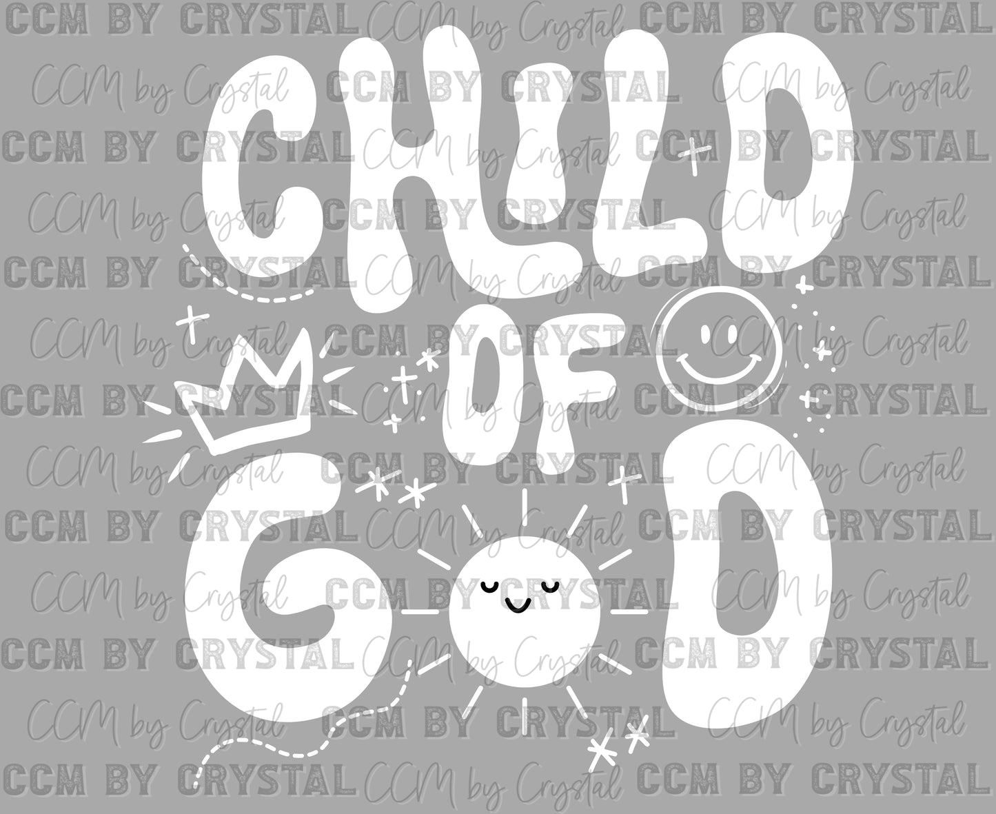 Child of God Christianity Ready to Press Transfer DTF Transfer
