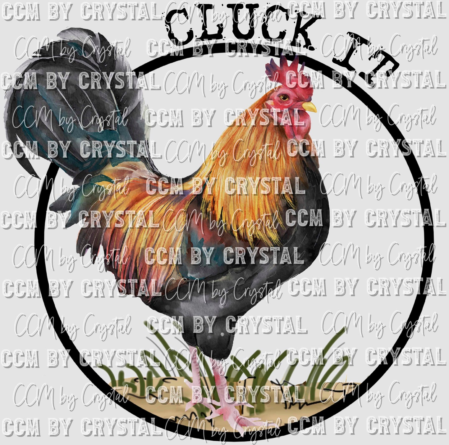 Cluck It Chicken Ready to Press Transfer