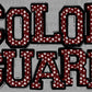Color Guard Maroon Dots Mascot Sports Ready to Press Transfer DTF Transfer Sublimation Transfer