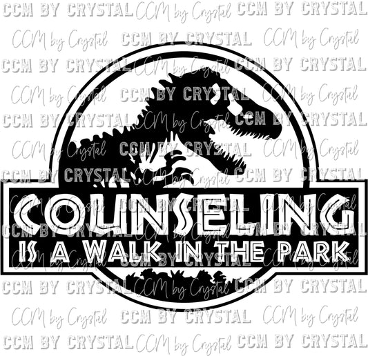 Counseling a Walk in the Park Dinosaur Ready to Press Transfer